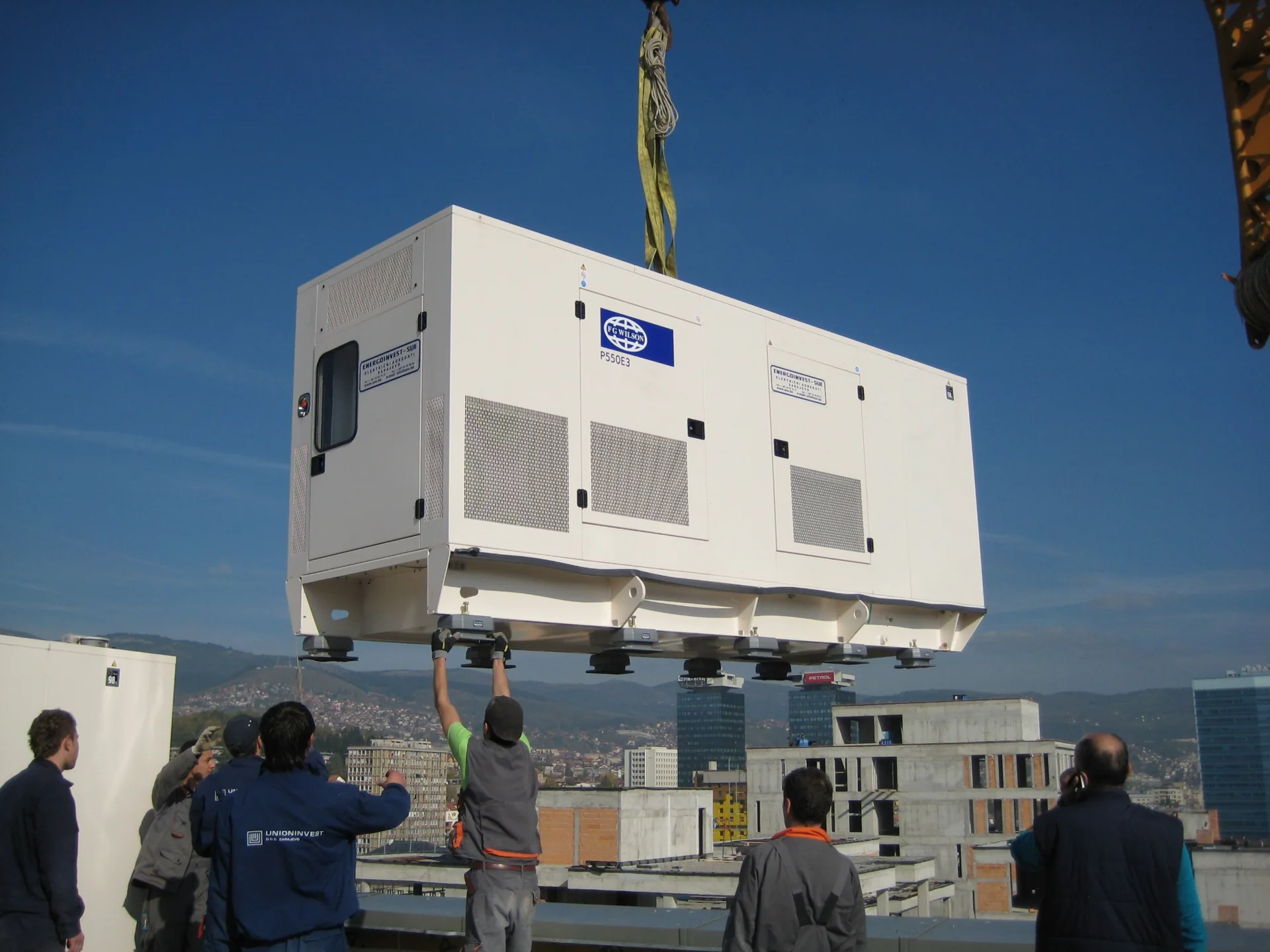 FG Wilson generator installation reference