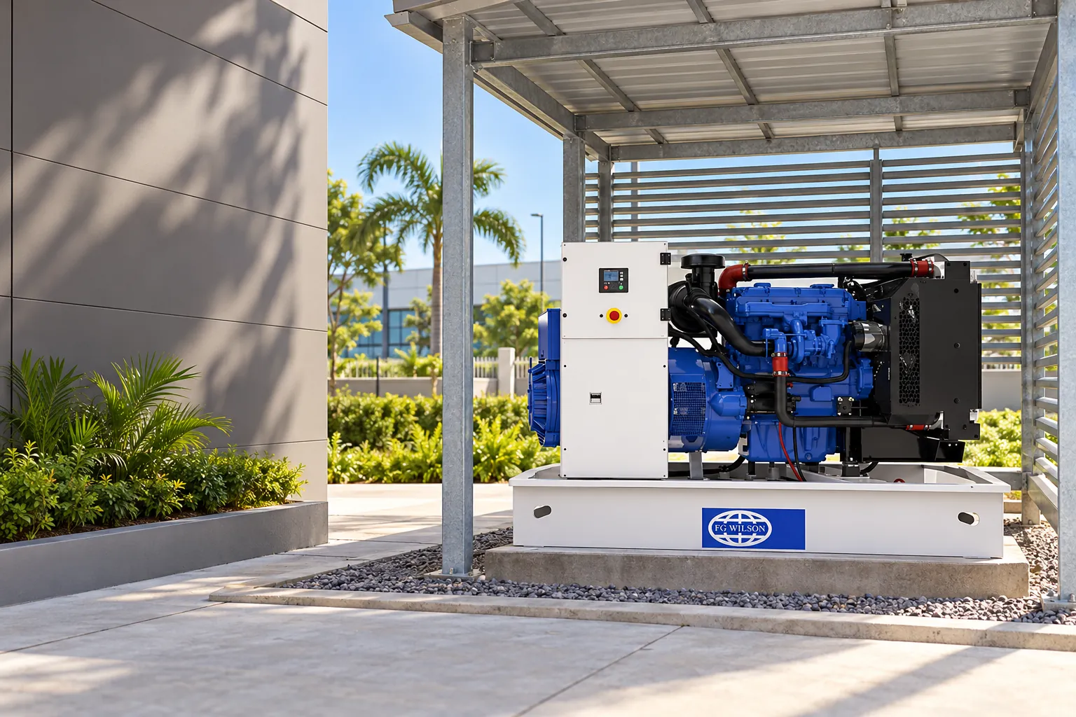 Fg Wilson / Diesel Generators in an illustrative installation environment