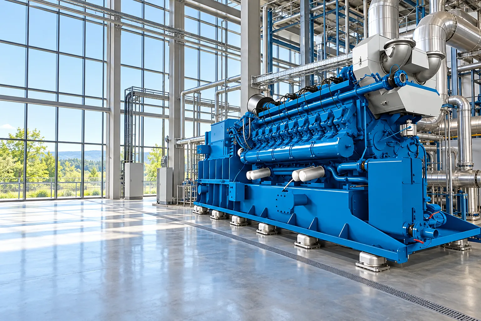 Powered By Mwm / Gas Generators in an illustrative installation environment
