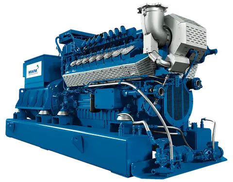 TCG 3016 V16 gas generator — representative engine family image